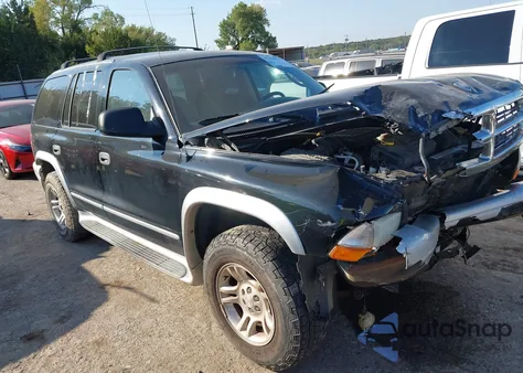 2003 Dodge Durango Slt Plus из США, поврежденный, VIN 1D8HS58N73F612726